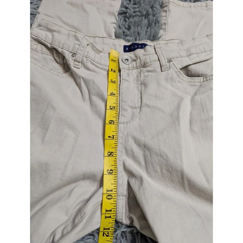 Bandolino Mandie Straight Jeans‎ Womens 12PS 12 Petite 12P Short Stretch 32x26